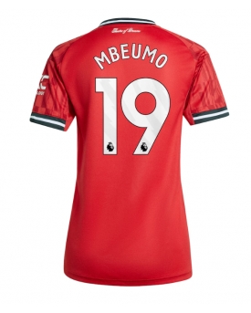 Manchester United Bryan Mbeumo #19 Maglia Gara Casa Repliche 2025-26 Donna Maniche Corte